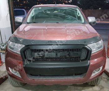 Ford Ranger 2017 Siyah Ön Panjur Plastiği 