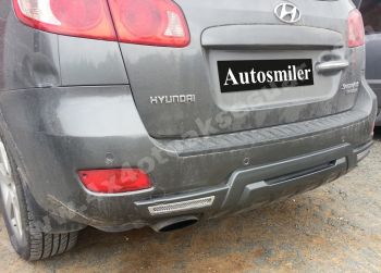 Hyundai Santa-Fe Orjinal Plastik Arka Koruma