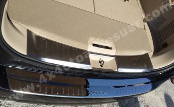 Nissan Xtrail 2015 Model Arka Tampon İç Eşik Kromu