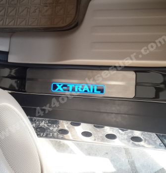 Nissan Xtrail Krom Kapı Eşiği Ledli 