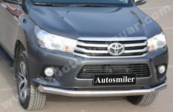 Toyota Hilux'a Uyumlu 2015 Krom Ön Koruma Bariyeri