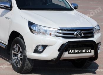 Toyota Hilux'a Uyumlu 2015 Ön Koruma Bariyeri Siyah