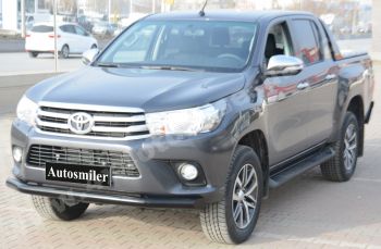 Toyota Hilux'a Uyumlu 2015 Siyah Ön Koruma Bariyeri