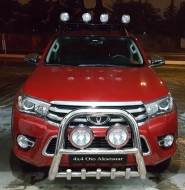 Ön Koruma Bariyeri - Toyota Hilux'a Uyumlu 2115+ Krom Ön Koruma İthal Yüksek 