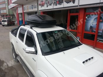 Toyota Hilux'a Uyumlu Port Bagaj Box + Tavan Barı