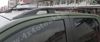Toyota Hilux'a Uyumlu Port Bagaj Çıtası Siyah Alüminyum