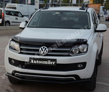 Volkswagen Amarok Çiftli Siyah Ön Koruma